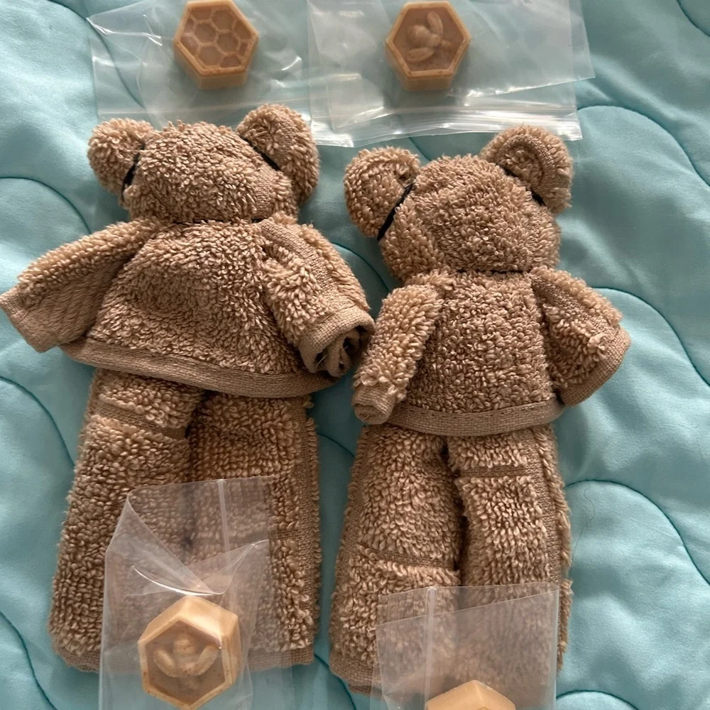 Brown Teddy Bear Towels